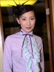 在《楚汉骄雄》里吴美珩饰演虞姬的角色剧照