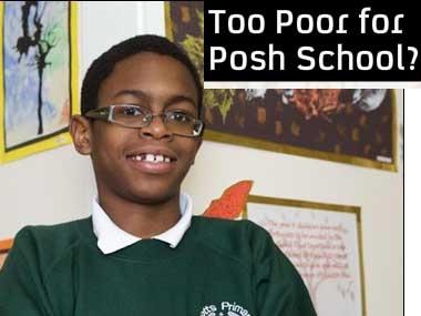 Too Poor for Posh School?